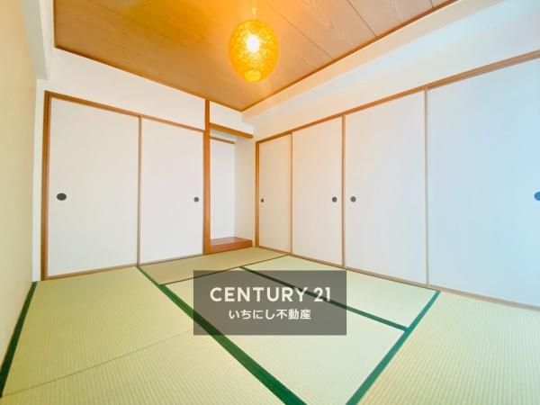 モアグレース下川田　和室　家族団らんの場にぴったりな６帖和室。
