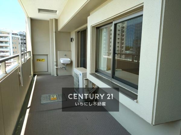 ダイアパレス小牧駅前　バルコニー　明るいバルコニー。