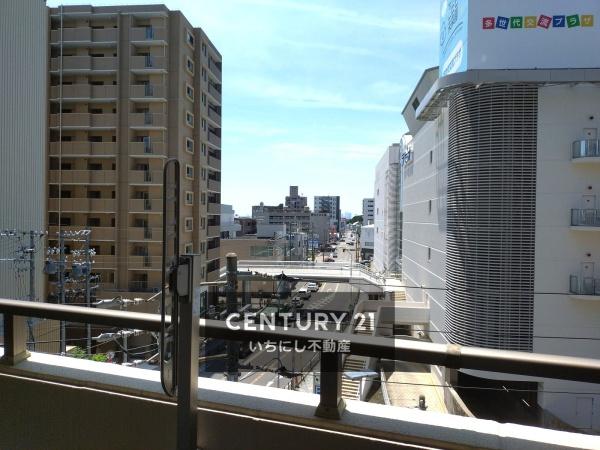 ダイアパレス小牧駅前　現地からの眺望　景色を楽しめます。