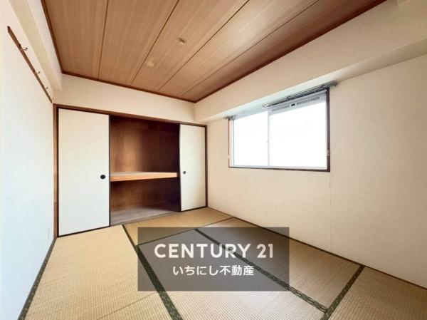 再生住宅「エミナス」・グリーンコーポ江南　和室　家族団らんの場にぴったりな1階和室。