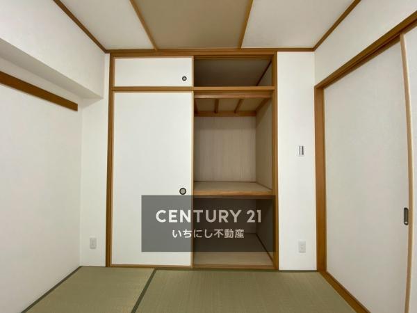 ライオンズステーションプラザ勝川弐番館 収納 布団や季節家電も収まる大容量の押入れ ライオンズステーションプラザ勝川弐番館 収納 布団や季節家電も収まる大容量の押入れ