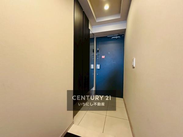 ライオンズプレティナレジデンス　玄関　スマートキー採用の玄関