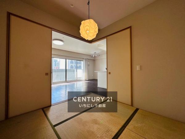 ライオンズプレティナレジデンス　和室　LDKと続き間の4.5帖LDK