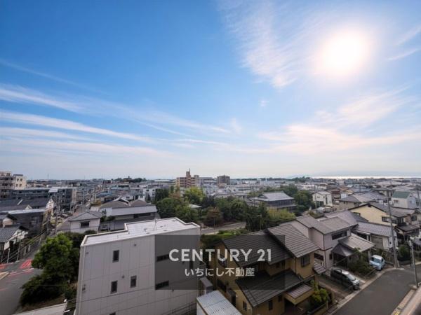 再生エミナス・ライオンズマンション国府宮 現地からの眺望 南側バルコニーからの眺望 再生エミナス・ライオンズマンション国府宮 現地からの眺望 南側バルコニーからの眺望